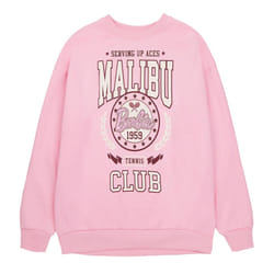 Barbie Womens/Ladies Malibu Tennis Club Sweatshirt - M, Pink
