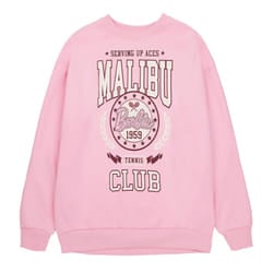 Barbie Womens/Ladies Malibu Tennis Club Sweatshirt - XXL, Pink