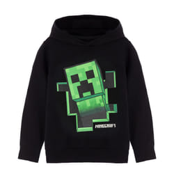 Minecraft Childrens/Kids Creeper Hoodie - 7-8 Years, Black/Green