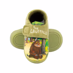 The Gruffalo Boys Logo Slippers - 7 UK Child, Green