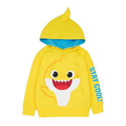 Baby Shark Childrens/Kids Stay Cool Fin 3D Hoodie - yellow, 4-5 Years