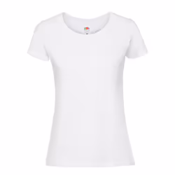 Fruit of the Loom Womens/Ladies Premium Ringspun Cotton T-Shirt - 18 UK, White