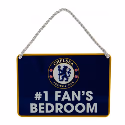Chelsea FC #1 Fans Bedroom Door Sign