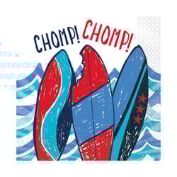 Unique Party Paper Shark Napkins (Pack of 16)