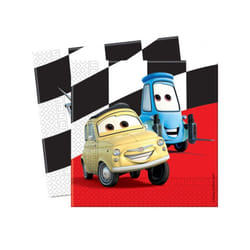 Cars Disposable Napkins (Pack of 16)