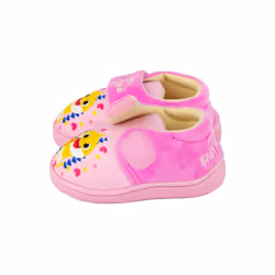 Baby Shark Girls Best Shark Friend Slippers - 8 UK Child, Pink