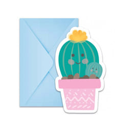 Procos Cactus Invitations (Pack of 6)