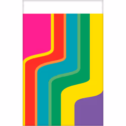 Amscan Vibes Good Plastic Swoop Party Table Cover