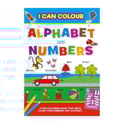 Alligator I Can Colour Alphabet & Numbers Activity Book