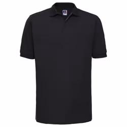 Russell Mens PiquÃ© Hardwearing Polo Shirt - 5XL, Black
