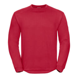 Russell Mens Spotshield Heavy Duty Crew Neck Sweatshirt - 4XL, Classic Red