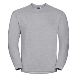 Russell Mens Spotshield Heavy Duty Crew Neck Sweatshirt - XS, Light Oxford Grey
