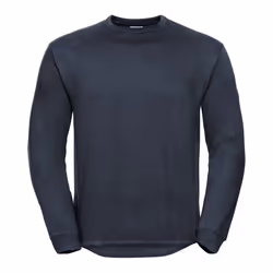 Russell Mens Spotshield Heavy Duty Crew Neck Sweatshirt - 4XL, French Navy