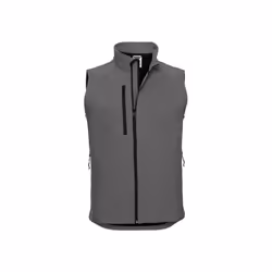 Russell Mens Softshell Gilet - M, Titanium