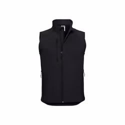 Russell Mens Softshell Gilet - L, Black