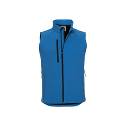 Russell Mens Softshell Gilet - XL, Azure
