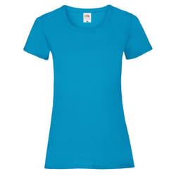 Fruit of the Loom Womens/Ladies Lady Fit T-Shirt - L, Azure