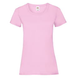 Fruit of the Loom Womens/Ladies Lady Fit T-Shirt - M, Light Pink