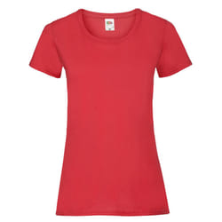 Fruit of the Loom Womens/Ladies Lady Fit T-Shirt - XL, Red