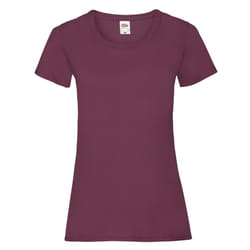 Fruit of the Loom Womens/Ladies Lady Fit T-Shirt - XL, Burgundy
