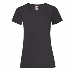 Fruit of the Loom Womens/Ladies Lady Fit T-Shirt - XL, Black