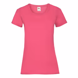 Fruit of the Loom Womens/Ladies Lady Fit T-Shirt - XS, Fuchsia