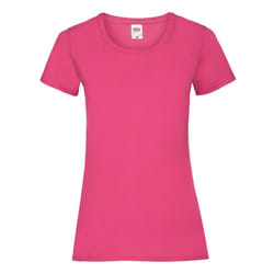 Fruit of the Loom Womens/Ladies Lady Fit T-Shirt - S, Fuchsia