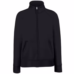 Fruit of the Loom Womens/Ladies Lady Fit Sweat Jacket - 18 UK, Black