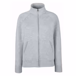 Fruit of the Loom Womens/Ladies Lady Fit Sweat Jacket - 12 UK, Heather Grey