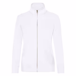 Fruit of the Loom Womens/Ladies Lady Fit Sweat Jacket - 14 UK, White