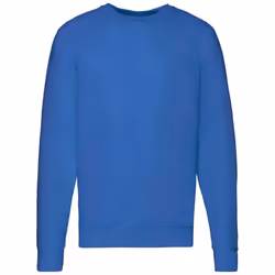 Fruit of the Loom Unisex Adult Lightweight Raglan Sweatshirt - S, Royal Blue