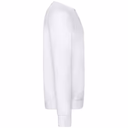 Fruit of the Loom Unisex Adult Lightweight Raglan Sweatshirt - L, White