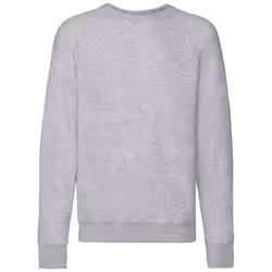 Fruit of the Loom Unisex Adult Lightweight Raglan Sweatshirt - S, Heather Grey