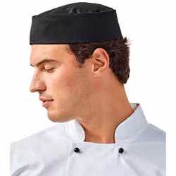 Premier Unisex Adult Turn Up Chef Hat - L, Black