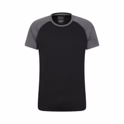 Mountain Warehouse Mens Endurance IsoCool T-Shirt - 4XL, Jet Black