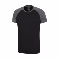 Mountain Warehouse Mens Endurance IsoCool T-Shirt - 4XL, Jet Black