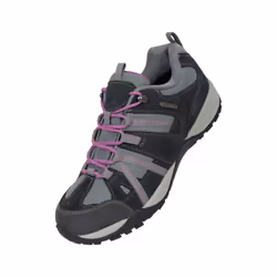 Mountain Warehouse Womens/Ladies Direction II Suede Wide Walking Shoes - 8 UK, Grey