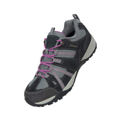 Mountain Warehouse Womens/Ladies Direction II Suede Wide Walking Shoes - 8 UK, Grey
