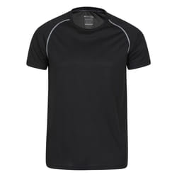 Mountain Warehouse Mens Endurance Breathable T-Shirt - XL, Black