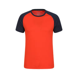 Mountain Warehouse Mens Endurance Breathable T-Shirt - XL, Orange