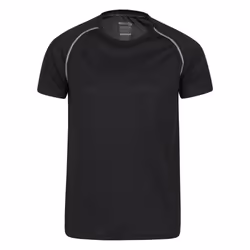 Mountain Warehouse Mens Endurance Breathable T-Shirt - XXS, Black