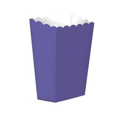 Amscan Paper Plain Popcorn Holder - S, Purple