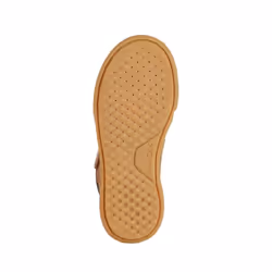 Geox Boys Waxed Leather Trainers - 2.5 UK, Cognac/Blue