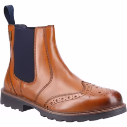 Cotswold Mens Ford Leather Chelsea Boots - 11 UK, Tan
