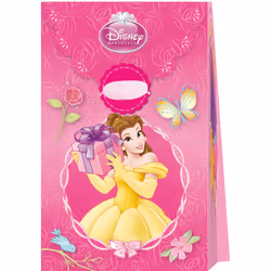 Disney Princess Paper Belle Party Bags (Pack of 6)