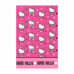 Hello Kitty Plastic Stars Tablecloth