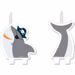 Amscan Ahoy 1st Birthday Candles (Pack of 2)