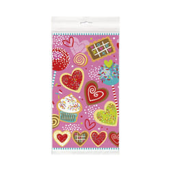 Unique Party Plastic Sweet Valentine Tablecloth