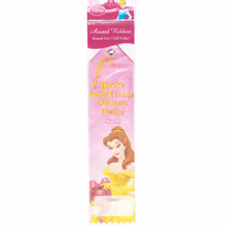 Disney Princess Belle Award Ribbon