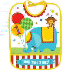 Fisher Price Circus Animal 1st Birthday Bib